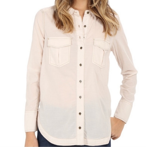Free People Tops - Free People Last Chance Button Down Blouse Size M